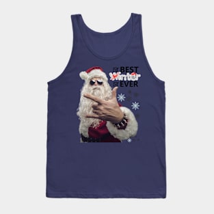 BEST WINTER EVER with a Snowflakes Tank Top